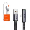 Mcdodo 1.8m jobb szögű USB-Lightning Kábel (Fekete) (CA-2791)