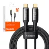 Mcdodo USB-C - USB-C Kábel, 240W PD, 1.2m (Fekete) (CA-2990)