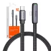 Mcdodo derékszögű USB–USB-C Kábel, 1.2m (Fekete) (CA-3350)