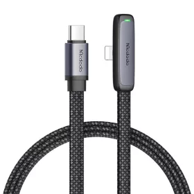 Mcdodo 1.8m USB-C Lightning Szögkábel (Fekete) (CA-3351)