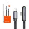 Mcdodo CA-3360 USB-C-USB-C szögkábel, 65W, 1,2m (Fekete).