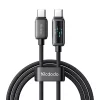 Mcdodo USB-C Kábel LED Kijelzővel, 100W, 1.2m (CA-4250)
