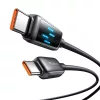 Mcdodo USB-C Kábel LED Kijelzővel, 100W, 1.2m (CA-4250)