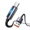 Mcdodo USB-A - USB-C Gyorstöltőkábel, 1.2m (Fekete) (CA-5180)