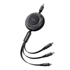   Mcdodo CA-5220 3in1 USB USB-C / Lightning / Micro USB kábel, 1,2m (fekete)