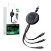 Mcdodo CA-5220 3in1 USB USB-C / Lightning / Micro USB kábel, 1,2m (fekete)