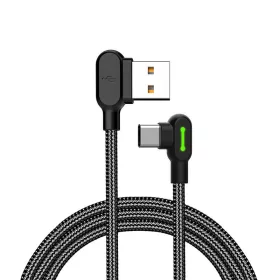 Mcdodo LED-es USB-C Kábel, 1.2m, (Fekete) (CA-5281)