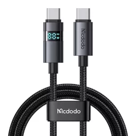 Mcdodo USB-C Kábel 100W LED Kijelzővel, 1,2m (53606)