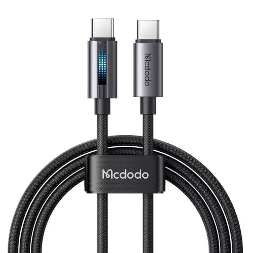 Mcdodo 100W USB-C – USB-C Töltőkábel, 1.2m, (Fekete) (CA-5740)