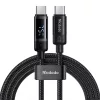 Mcdodo USB-C – USB-C adatKábel, 60W, 1.2m (Fekete) (CA-5780)