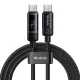 Mcdodo USB-C – USB-C adatKábel, 60W, 1.2m (Fekete) (CA-5780)