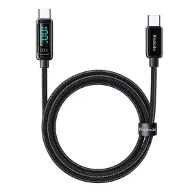   Mcdodo 100W USB-C - USB-C Gyorstöltőkábel, 1.2m (Fekete) (CA-8820)