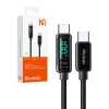Mcdodo 100W USB-C - USB-C Gyorstöltőkábel, 1.2m (Fekete) (CA-8820)