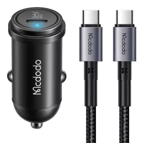   Mcdodo USB-C Autós Töltő 60W + USB-C Kábel 1.2m (Fekete) (CC-7493)