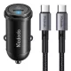 Mcdodo USB-C Autós Töltő 60W + USB-C Kábel 1.2m (Fekete) (CC-7493)