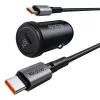 Mcdodo USB-C Autós Töltő 60W + USB-C Kábel 1.2m (Fekete) (CC-7493)