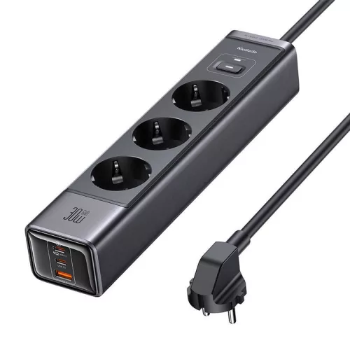 Mcdodo GaN 6in1 Elosztó, 30W USB Töltő (CH-0620)