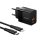 Mcdodo CH-1952 USB + USB-C fali töltő, 20W + USB-C–Lightning kábel (fekete)