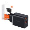 Mcdodo CH-5070 hálózati töltő, 2× USB-A, 12W (fekete)