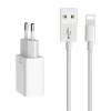 Mcdodo Dual USB Töltő Lightning Kábellel, - 1m, utazó Szett (CH-6720)