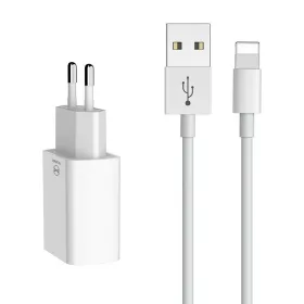   Mcdodo Dual USB Töltő Lightning Kábellel, - 1m, utazó Szett (CH-6720)