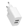 Mcdodo Dual USB Töltő Lightning Kábellel, - 1m, utazó Szett (CH-6720)