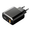 Mcdodo CH-7170 hálózati töltő, PD 20W, 2× USB-A + 1× USB-C, fekete