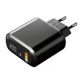   Mcdodo CH-7170 hálózati töltő, PD 20W, 2× USB-A + 1× USB-C, fekete
