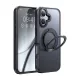 Mcdodo iPhone 16 Plus MagSafe Tok + Állvány, (Fekete) (PC-4931)