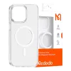 McDodo iPhone 15 Plus Mágneses áttetsző Tok (PC-5333)