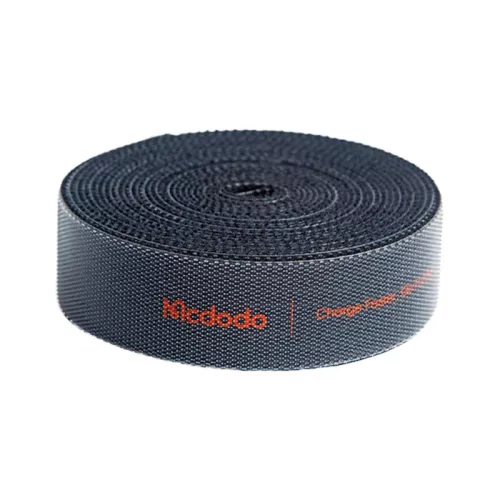 Mcdodo Kábelrendező tépőZáras szalag - 1m (Fekete) (VS-0960)