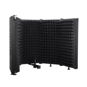   TEYUN P75 Mikrofon Akusztikus Mini-Hangszigetelő -Összecsukható Zajszűrő Izoláló-fal (75x30cm)