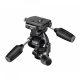 Manfrotto 3D pan/tilt fej RC4 cserelappal
