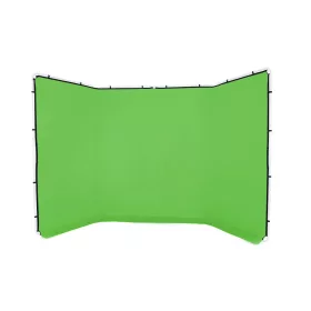 Panoráma háttér szövet 4m chromakey zöld