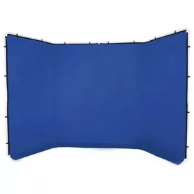Panoramikus háttér huzat 4m chroma key kék
