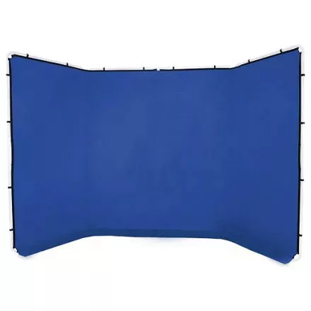 Panoramikus háttér huzat 4m chroma key kék