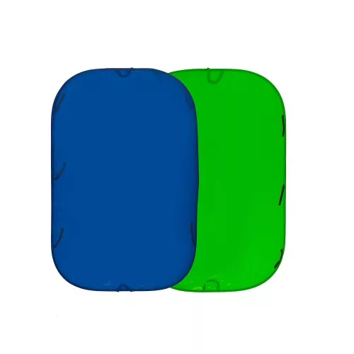 Összecsuk. háttér 1.8mx2.1m chromakey kék/zöld