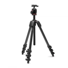   Manfrotto 055 kit karbon 4 szekciós állvány + gömbfej Arca Swiss (matt fekete)
