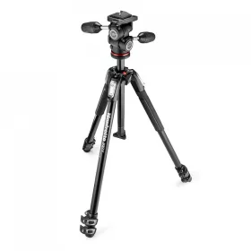   Manfrotto 190X kit alu 3 szekciós állvány + 804mk II 3D fej
