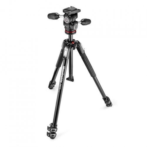 Manfrotto 190X kit alu 3 szekciós állvány + 804mk II 3D fej