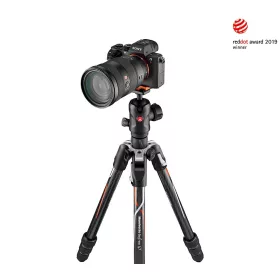   Manfrotto Befree GT Carbon Fiber Kamera Állvány/ Tripod +gömbfej Sony Alpha kamerához (162cm)