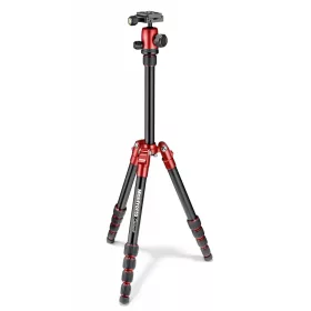   Manfrotto Element Traveller Kamera Állvány/ Tripod + gömbfejjel - Piros (143cm)