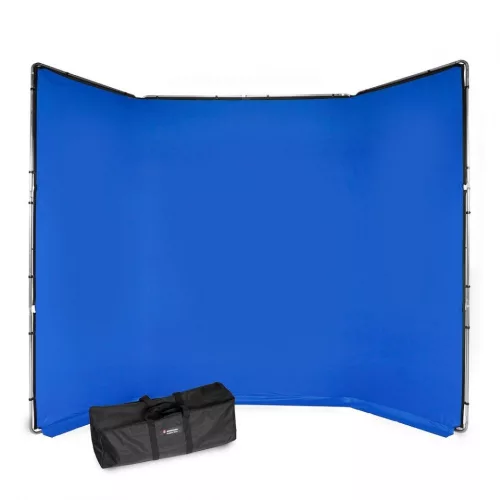 Manfrotto Chroma Key FX 4x2.9m háttér kit kék