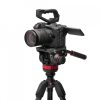 Manfrotto 502 fluid video fej lapos alappal + 055 video karbon állvány