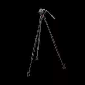   Manfrotto 504x fluid videó fej 635 fast karbon szimpla lábú állvánnyal