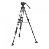 Manfrotto 504x fluid videó fej 645 fast alu ikerlábas állvánnyal