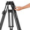 Manfrotto 504x fluid videó fej 645 fast alu ikerlábas állvánnyal