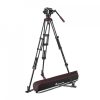 Manfrotto 504x fluid videó fej alu ikerlábas állvánnyal földterpesszel