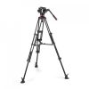 Manfrotto 504x fluid videó fej alu ikerlábas állvánnyal, középterpesz