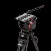 Manfrotto 509 Video fej+ 645 Fast karbon állvány,2in1 terp. ikerláb